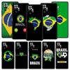 Мягкий чехол для телефона TPU для Xiaomi Redmi Note 10 11 9 8 Pro 9S 7 8T 9T 9A 8A 9C K50 K40 игровой чехол Бразилия бразильский флаг футбол