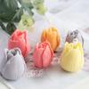 Silicone 3D Candle Soap Mold Diy Flower Candle Epoxy Mold Aromatherapy Wax Soap Mold