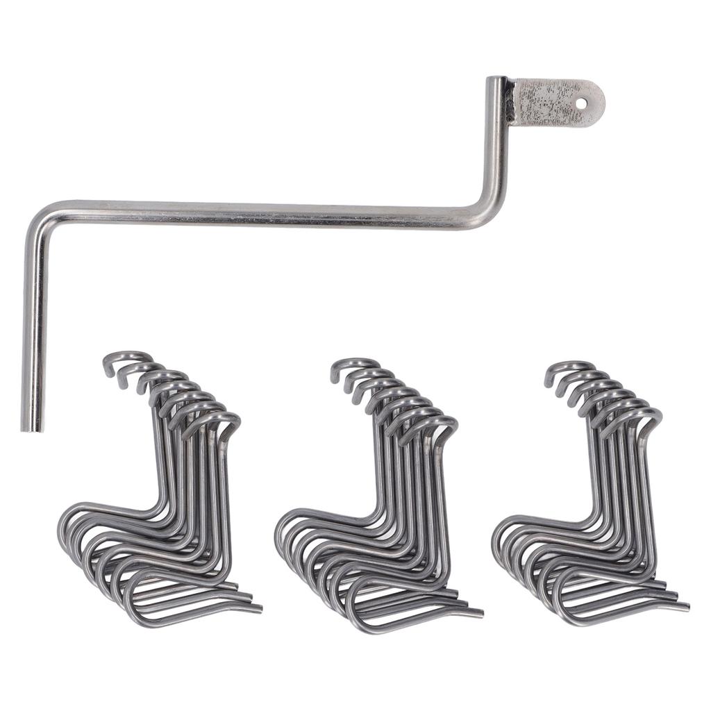 20 шт. натяжитель проволоки для ограждения, прочный фиксирующий стальной натяжитель проволоки для ограждения с ручкой для натяжения