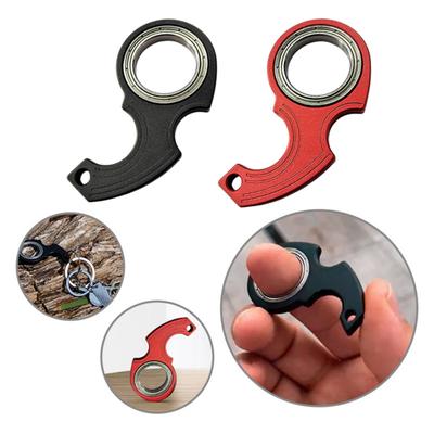 Спиннер сверхмощный металлический для снятия стресса карманный размер брелок для ключей для детей и взрослых указательный палец