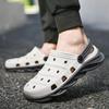 Модная дышащая износостойкая легкая мужская садовая обувь, сандалии, мужские тапочки