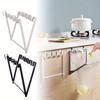 Foldable Garbage Bag Hanging Rack Kitchen Rubbish Holder Cupboard Over Door Storage Shelf Kitchen Cabinet Trash Bag Holder
