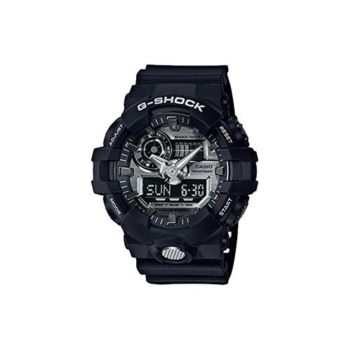 Casio Мужские часы с двойным дисплеем (жидкокристаллический/аналоговый) Серия Черные Часы GA-710-1APR GA-710-1APR