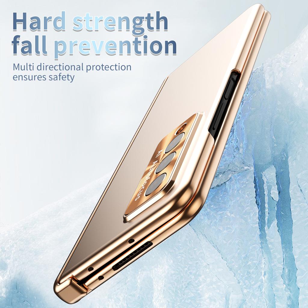 For Samsung Z Fold 4 3 Portable S Pen Mobile Phone Case for Samsung Galaxy Z Fold 3 4 5G Fold4 Fold3 Full Coverage Glass Film
