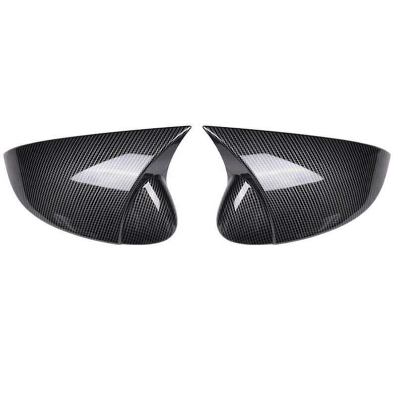 2x Glossy Black Side Wing Mirror Cover For Volkswagen Golf 8 MK8 GTI GTD GTE TSI TDI R -2022 Side Rear View Mirror Cap