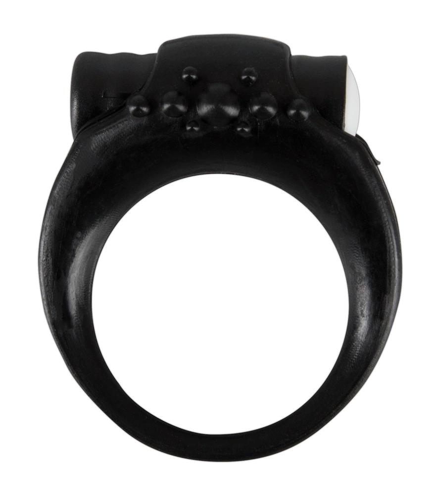 Sweet Smile - Black Penis Ring with Vibro-Bullet