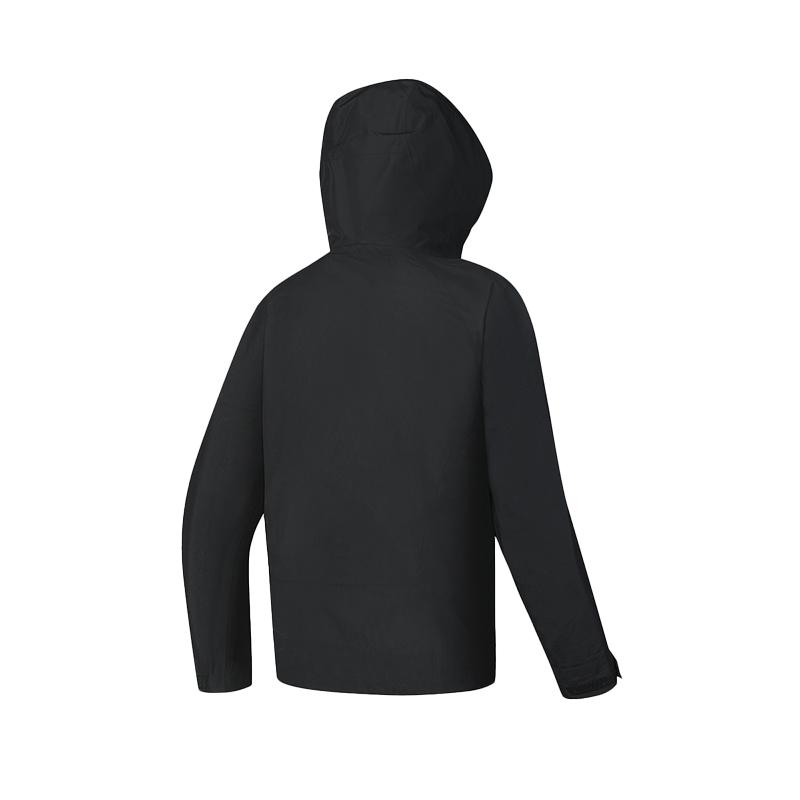 Fila Фитнес Водостойкая Куртка 3 в 1 Однотонная Простая Водонепроницаемая Ветрозащитная Куртка Мужская Куртка Глубокий Черный A11M441703FBK