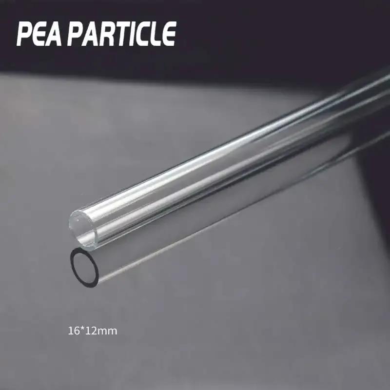 Transparent PC Water Cooling Tube Hard Acrylic 50cm OD Sizes 10mm-20mm 2mm Thickness - Flexible Water Pipe for Cooling Systems