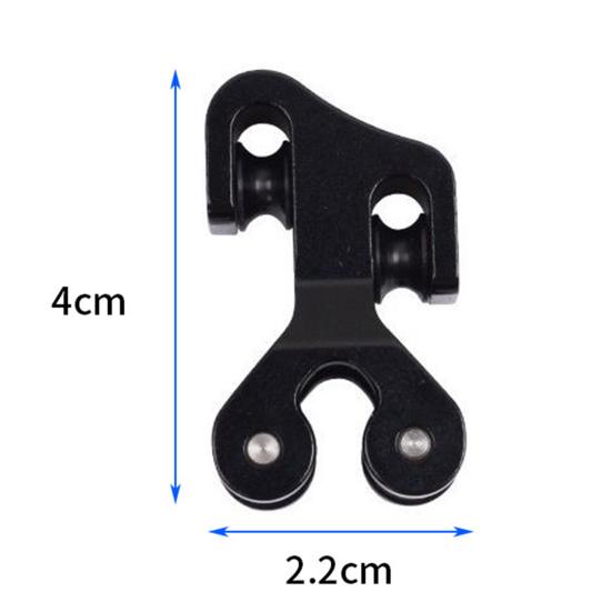 Разделитель ползунка для тетивы Композитный разделитель тетивы из алюминиевого сплава Трос для стрельбы из лука Слайд-ролик Замена скольжения