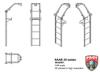 Pilot Replica Saab J29 Tunnan Boarding Ladder Plastic Model Kit Parts PLR483D001 1/48 (Airplane)