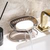 Luxury Soap Dish Drain Soap Holder For Bathroom Free Punching Soap Dish Rack Soap Container Kitchen Bathroom Accessories