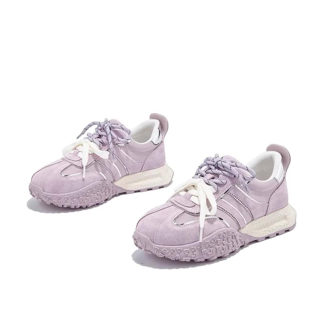 Модные универсальные кроссовки на платформе в немецком стиле женские 2025 новые удобные и легкие для ног маленькие повседневные спортивные кроссовки Forrest Gump