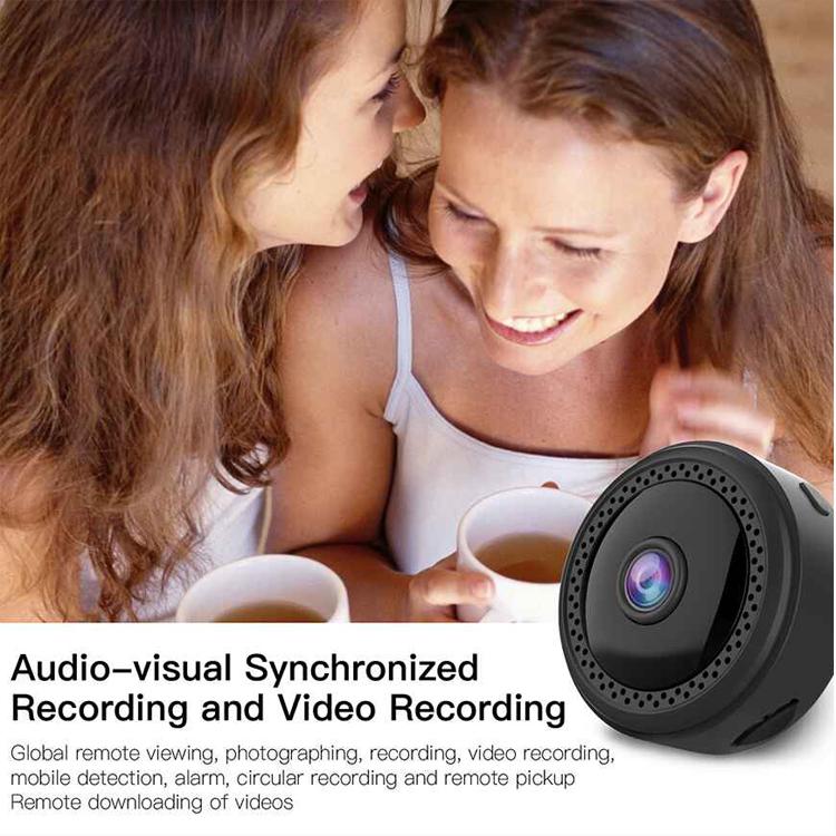 W12 Magnetic Mini Wifi Smart Camera Full HD 1080p Night Vision Sports DV Camera With 160 Degree Wide AngleAA