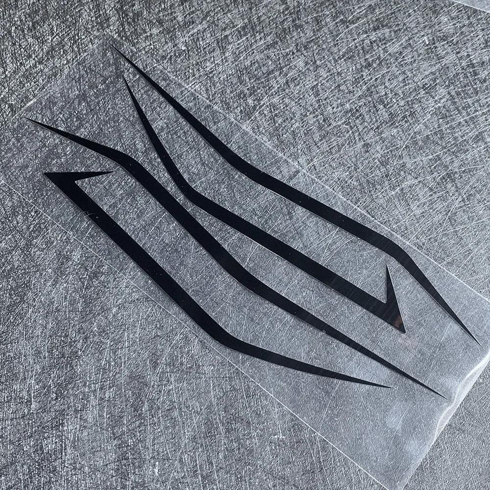 4PCS Motorcycle Fairing Sticker Decoration Reflective Cool Front Pull Headlight Decals for Kawasaki Ninja NINJA400 H2 H2SX
