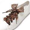 Selling Leopard Lace Shoelaces Charming Shoe's Decoration  One Pair Shoe Accessories Leopard Print Lace Laces