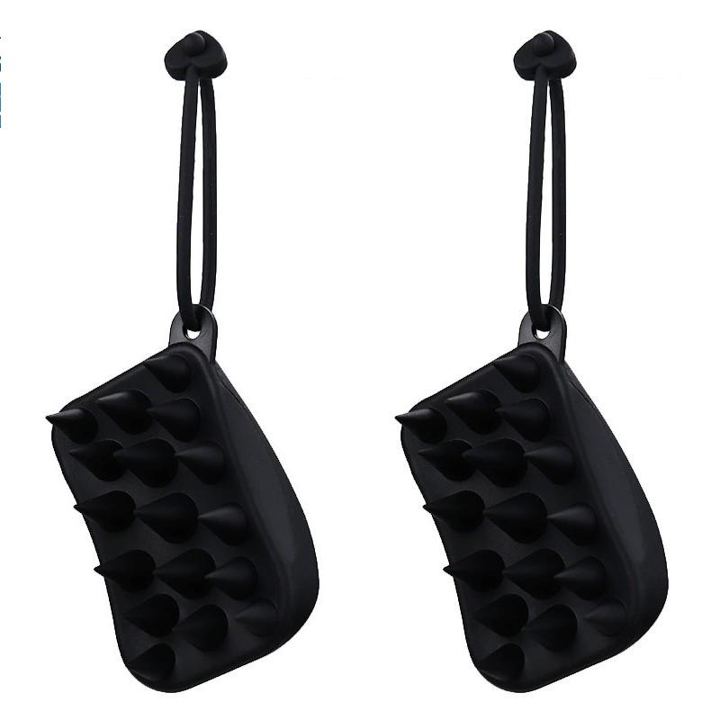 Wet & Dry Scalp Massage Brush, Silicone Shampoo Tool for Deep Cleansing & Relaxation, Hangable & Portable
