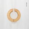 Rotating Window Screen Ring Wood Curtain Tieback Creative Curtain Strap  for Bedroom