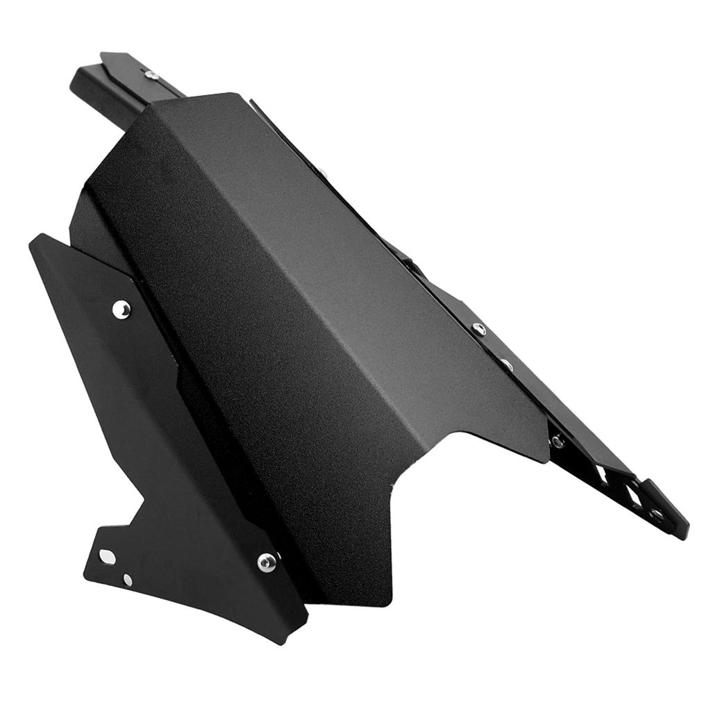 CNC Motorcycle Rear Mudguard & Chain Guard Cover Kit Replacement for YZF R3 R25 13 17 (Black)