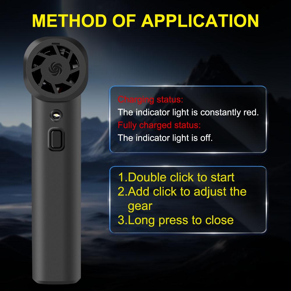 3 Outlet Nozzles Portable Car Accessories 2025 New Turbo Jet Fan Blowing Snow Car Fan Violent Hair Dryer Electric Air Duster Cleaning Blower Tool