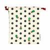 Very Hungry Caterpillar Small Drawstring Cup Bag (Beige Polka Dots)