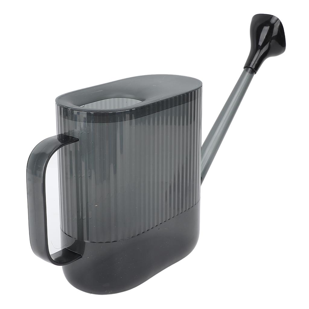 Лейка для комнатных растений 1,8 л, полипропиленовая, многофункциональная, с длинным носиком, серая
