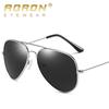 aoron Fashion Polarized Sunglasses Classic Driving Sun Glasses Metal Frame Mirror Lens Sunglasses for Men Women Gifts
