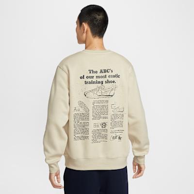 Men's Nike Sweatshirts Men's Apricot Crew Neck Moderate