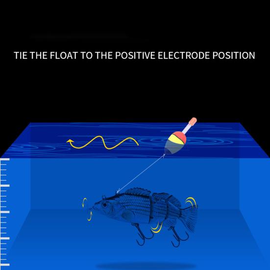 14CM/53G Electric Multi-Jointed Fishing Lure with Float USB Rechargeable LED Luminous Swimbait Robotic Artificial Bait Fishing Accessories