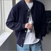 Мужской Классический Вязаный Кардиган на Весну Осень Свободный Модный Универсальный Свитер-Куртка