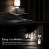 Wireless temperature and humidity meter weather clock home thermometer weather station LCD  wall mounted large color screen