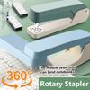 Use 24/6 Staples Stapler 360 Degree Rotary Heavy Duty Stapler Bookbinding Machine  School Office