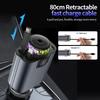 PD 45W Car Charger With Roof Starlight Aromatherapy USB Fast Charging Type-C Power Adapter for IPhone Samsung Huawei