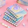 A7 Oil Painting Coil This Star Confused Notebook Elementary School Mini Pocket Notepad Blank Inner Page Memo Book