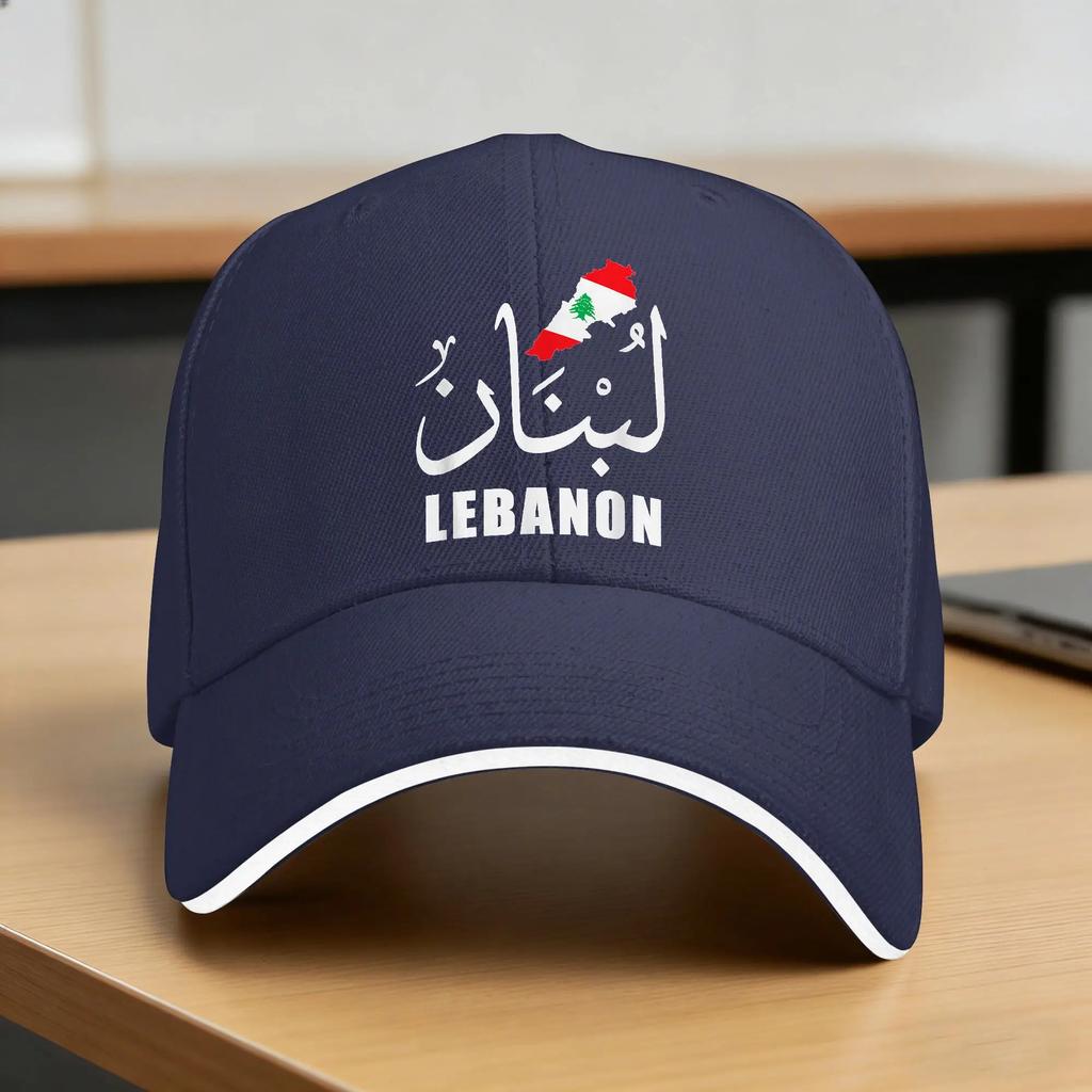 Summer Casual Baseball Cap Lebanon Name in Arabic Lebanon Flag Tennis Skate Hip Hop Hats For Unisex Unisex yk Retro Baseball Caps