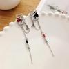 Трендовые длинные серьги с кисточками и игральными картами, серьги с милым характером, аксессуары, модная бижутерия для женщин и девушек