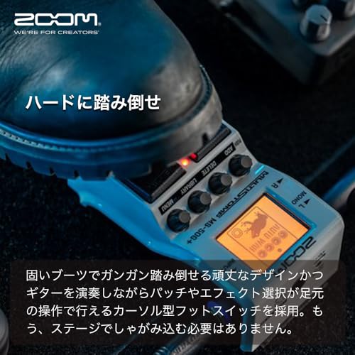 ZOOM MS-50G Plus Guitar Multi-Stomp [102 Effects/Amp Simulator/Tuner] USB-C Stereo Output Domestic Genuine Product