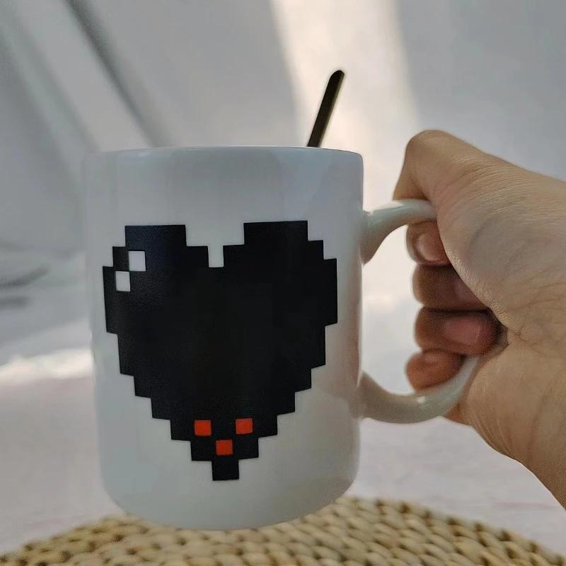 Волшебная кружка с игровым автоматом, меняющая цвет, кружка для кофе, чая, температура, изменение цвета, термочувствительная чашка, подарки на день рождения