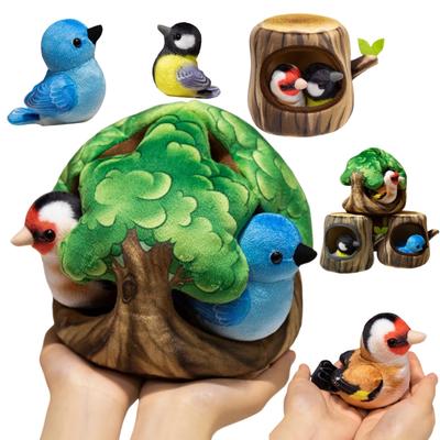 Имитация Птицы и Гнезда В Одном Мягкие Игрушки Куклы Мягкие Домашние Офисные Декорации Подушки Детские Комфортные Куклы Девочки Мальчики Подарки