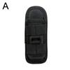 Tactical Flashlight Pouch Holster, Rotatable Flashlight Holder Belt Clip Tactical Torch Carry Case with 360 Degree Carabiner