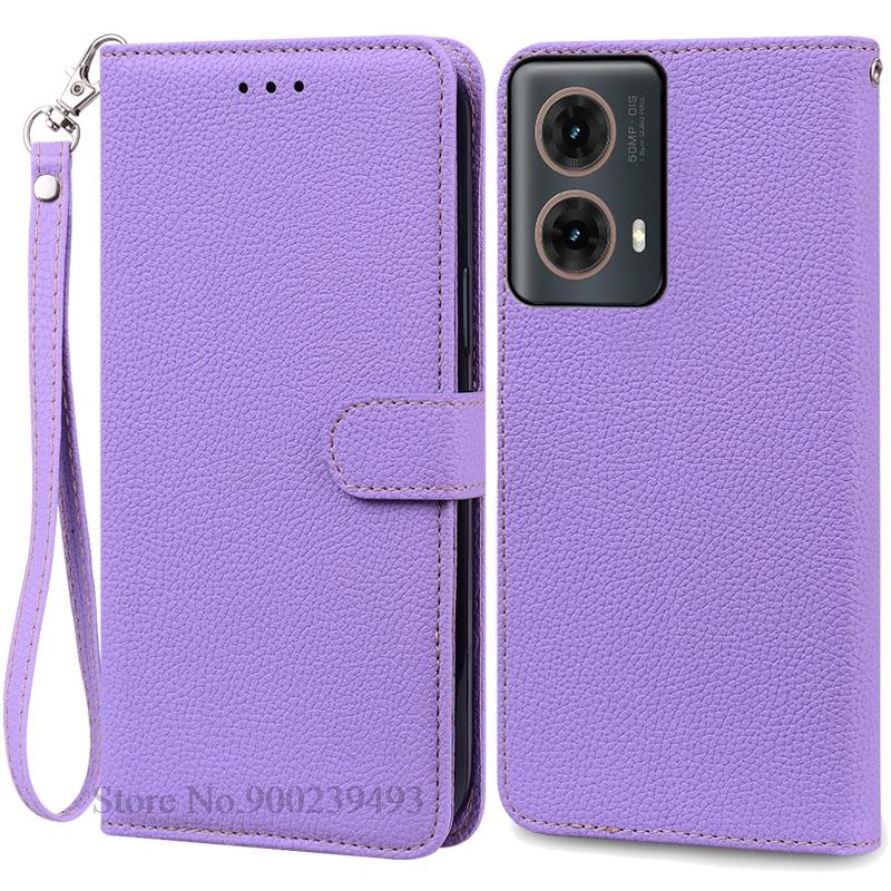 Для Moto G85 5G чехол-кошелек кожаный флип-чехол для Motorola G85 чехол мягкий силиконовый чехол-книжка для Motorola G85 5G чехол Fundas