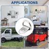 Stainless Steel D Shape Tie Down Anchors, D Rings Anchor Lashing Rings for Car Truck Trailer Cargo Boats RV, 20pcs