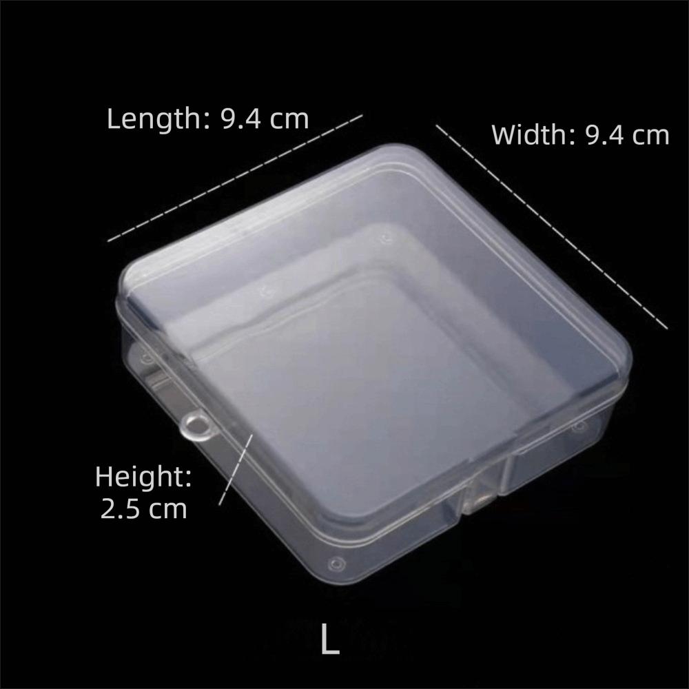 Dustproof Transparent Plastic Box Rectangular Jewelry Display Case  Baby Toothbrush