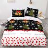 Home Textile Christmas Quilt Cover Digital Printing Three-Piece Set
