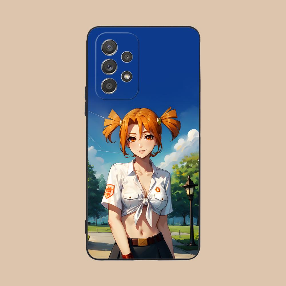 Вечное лето Алиса Матовый чехол для мобильного телефона для Samsung Galaxy M55 54 42 35 34 33 32 23 22 15 14 13 12 F55 5G