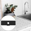 Силиконовый коврик для раковины Быстросохнущий коврик Защита от брызг на кран Водосборник Коврик против брызг для кухни ванной