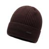 Hat Men'S New Fleece Warm Windproof Wool Hat Outdoor Cycling Ear Protection Thickened Knitted Hat Cold Hat