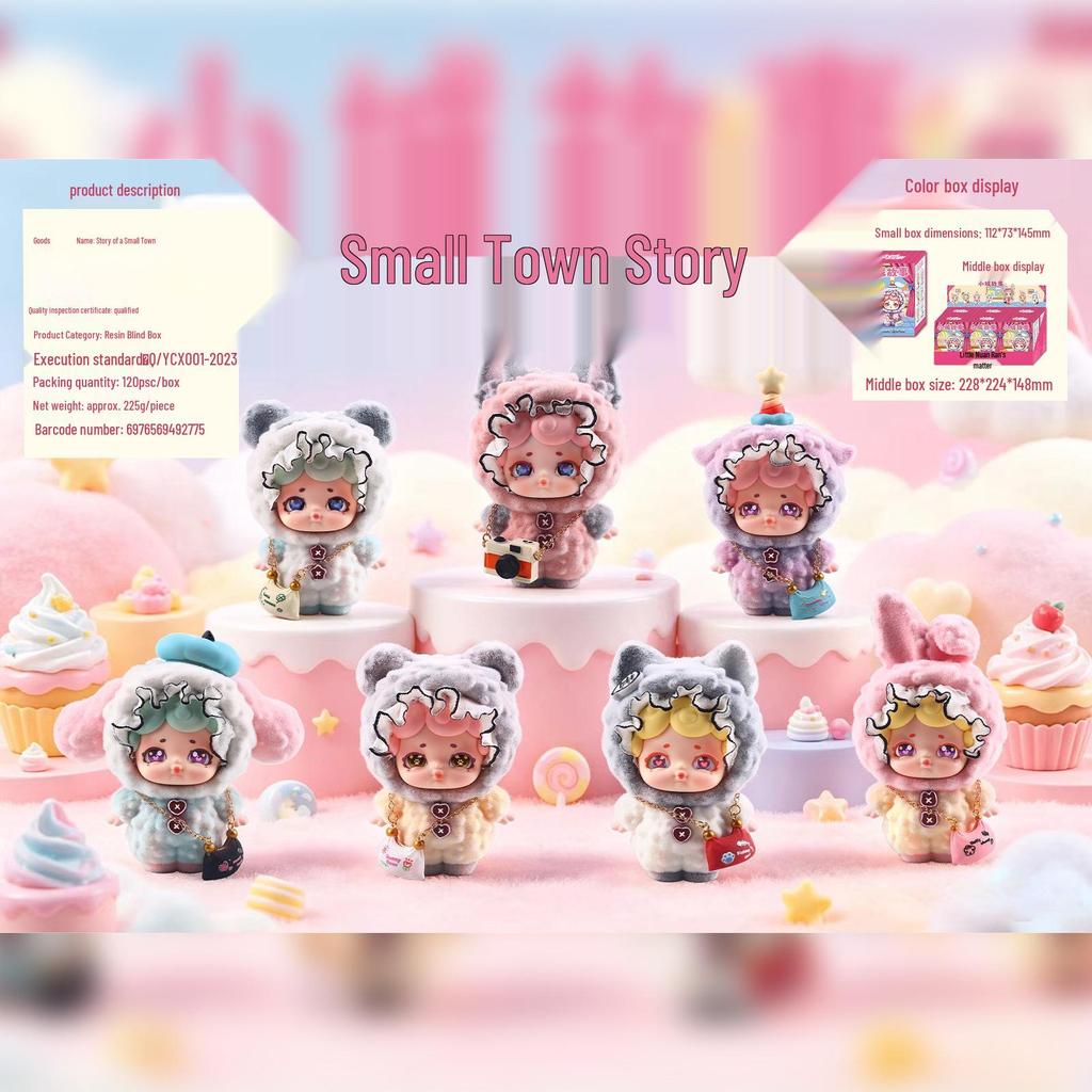 Haoyun Blind Box: A Symbol of Good Luck and Abundant Harvest, Perfect for Cartoon Doll Display and Desktop Decoration.