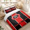 Custom Name Bedding Set 3 PiecesSheffield United FC Print Duvet Cover + 2 Pillowcases Soft Bed Decor