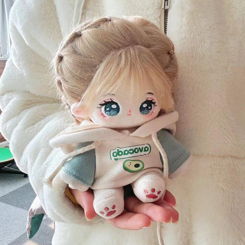20 см Кукла-идол Плюшевая Хлопковая Звездная Кукла Каваи Мягкая Игрушка Младенец Плюшевая Кукла Колокольчик Орхидея Куклы Без Атрибутов Игрушки Коллекция для Детей Подарок