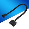 5 шт. SATA 15Pin на 4Pin адаптер питания вентилятора охлаждения кабель-конвертер 22AWG кабель